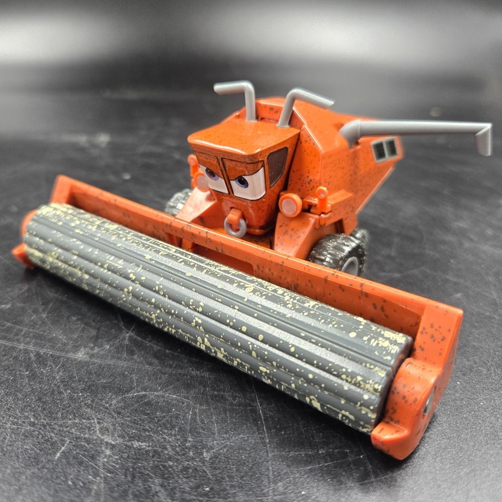 Disney Pixar Cars Frank the Combine Harvester Diecast Mattel FLF89 Orange Toy